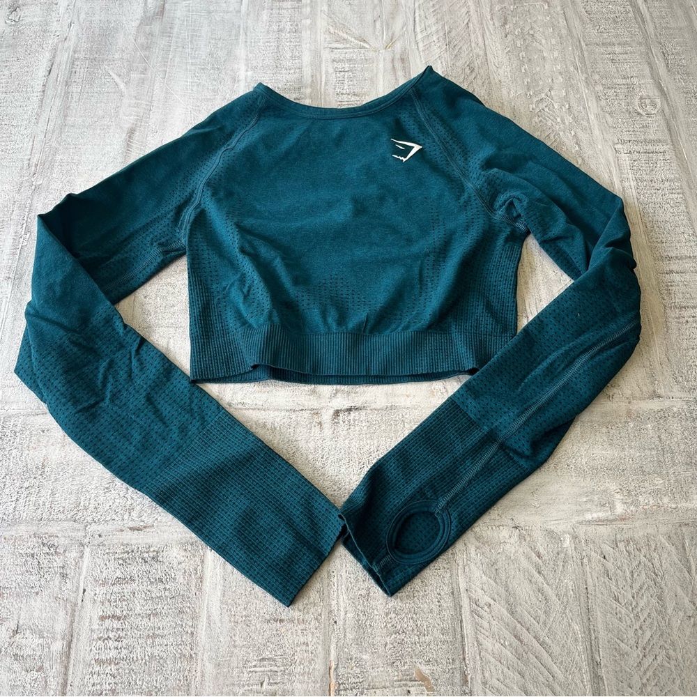 Gymshark Teal Long Sleeve Bodysuit